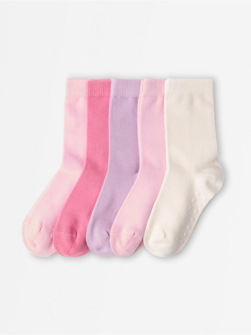 5-pack  socks with anti-slip - 3005342-3679