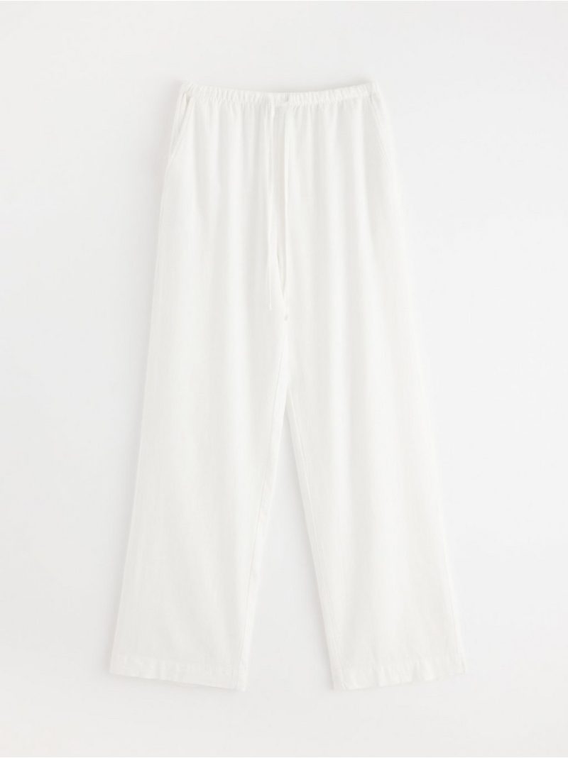BELLA straight trousers in linen blend - 3005381-70