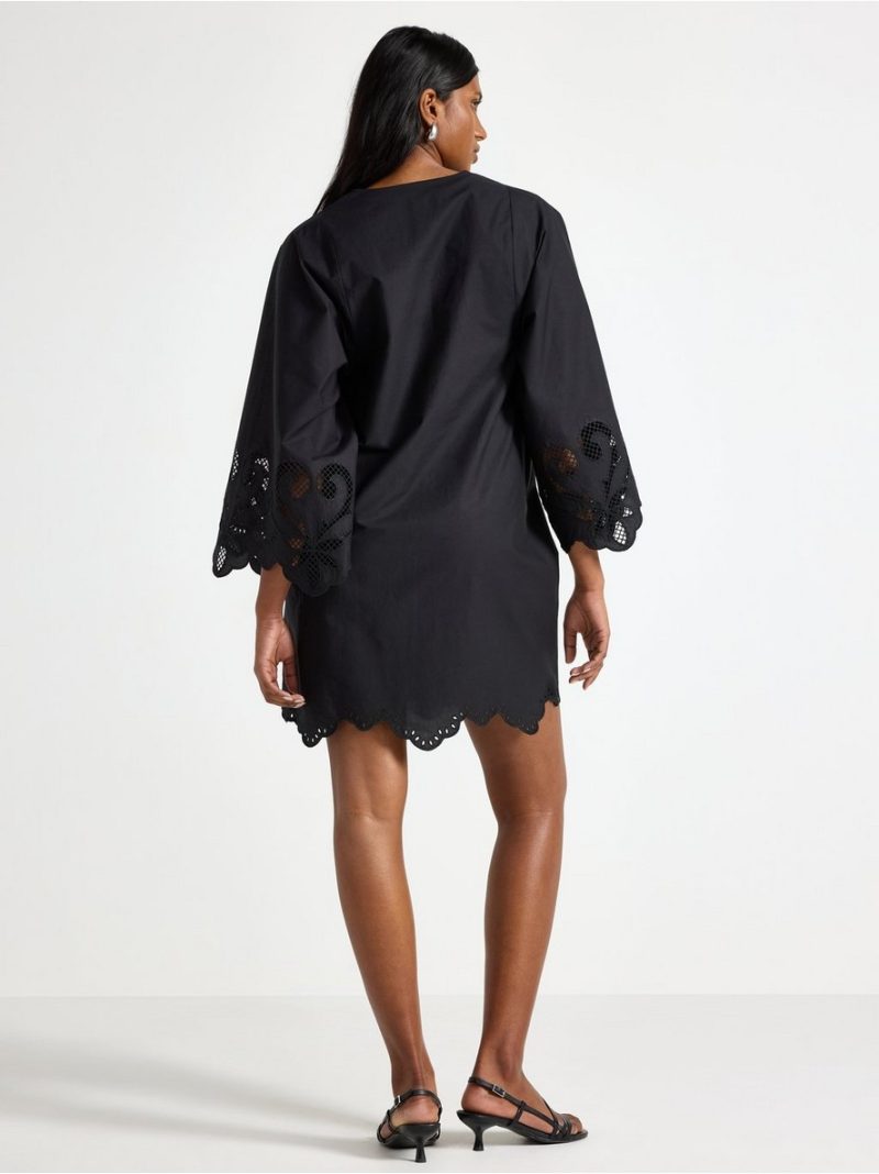 Mini dress with lace details - 3005456-80