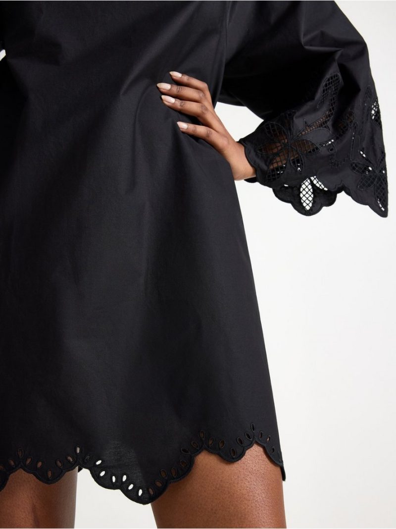 Mini dress with lace details - 3005456-80