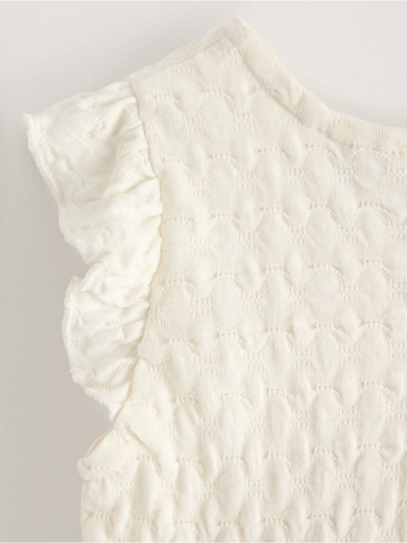 Dress with flounce - 3005519-325