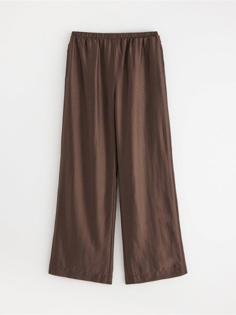 Trousers with wide legs - 3005606-6995