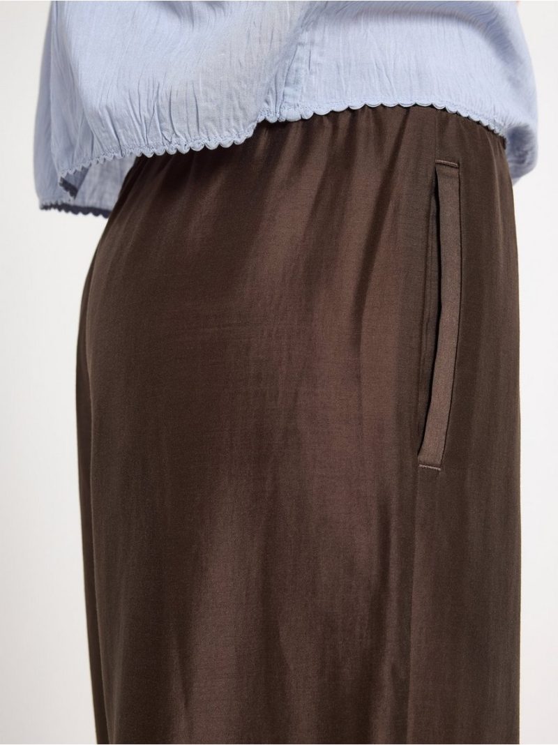 Trousers with wide legs - 3005606-6995