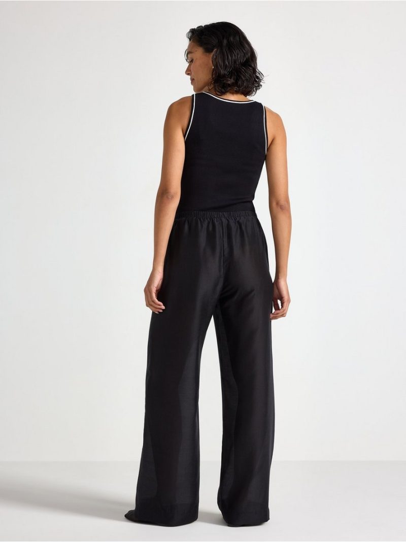 Trousers with wide legs - 3005606-80