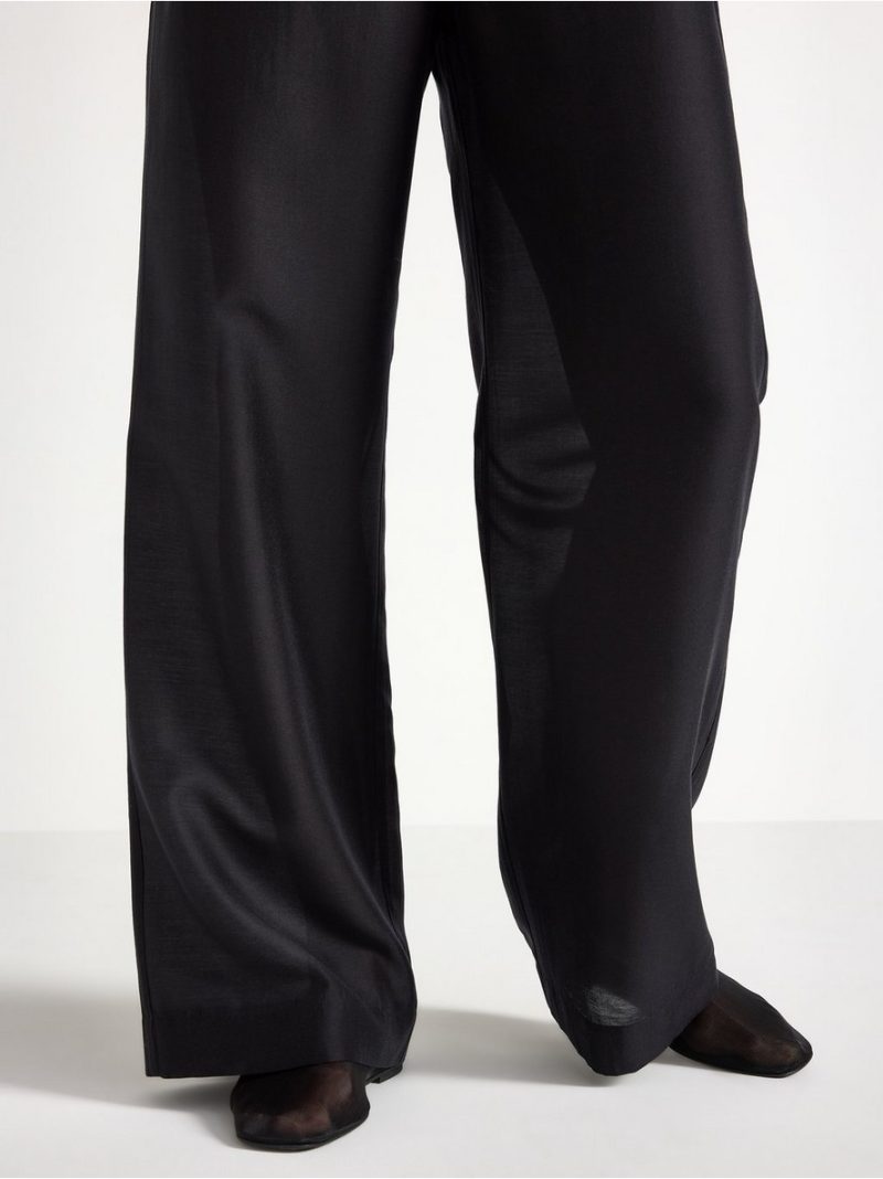 Trousers with wide legs - 3005606-80