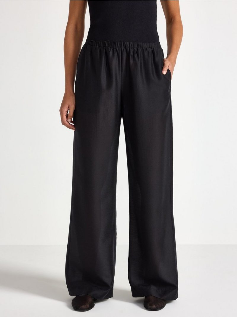 Trousers with wide legs - 3005606-80