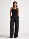 Trousers with wide legs - 3005606-80