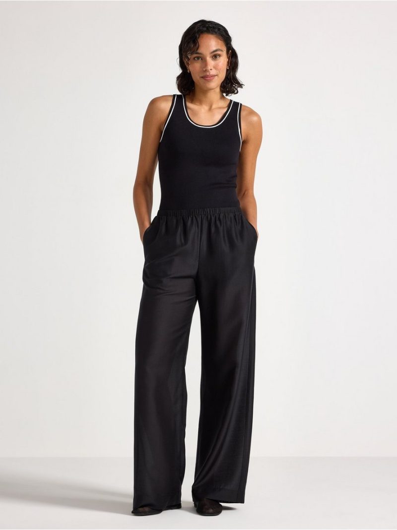 - Trousers with wide legs Trousers with wide legs - 3005606-80