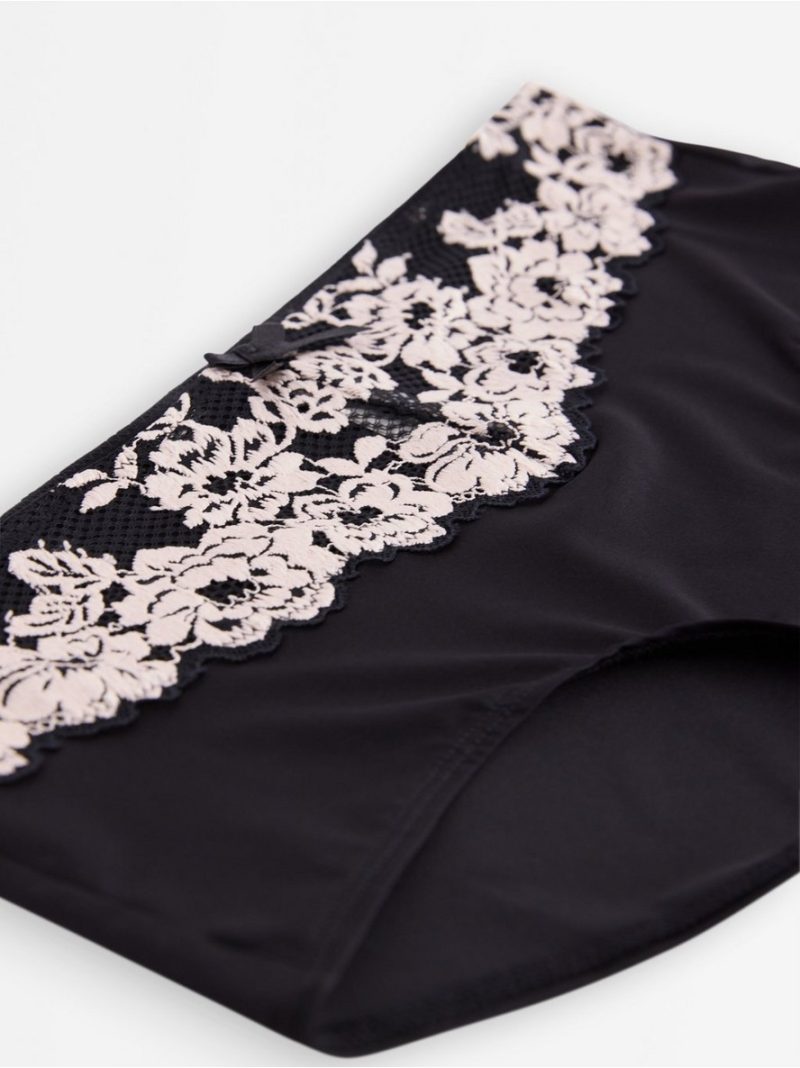 Briefs with lace - 3005622-80