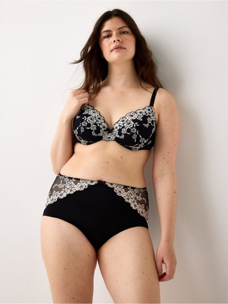 Briefs with lace - 3005627-80