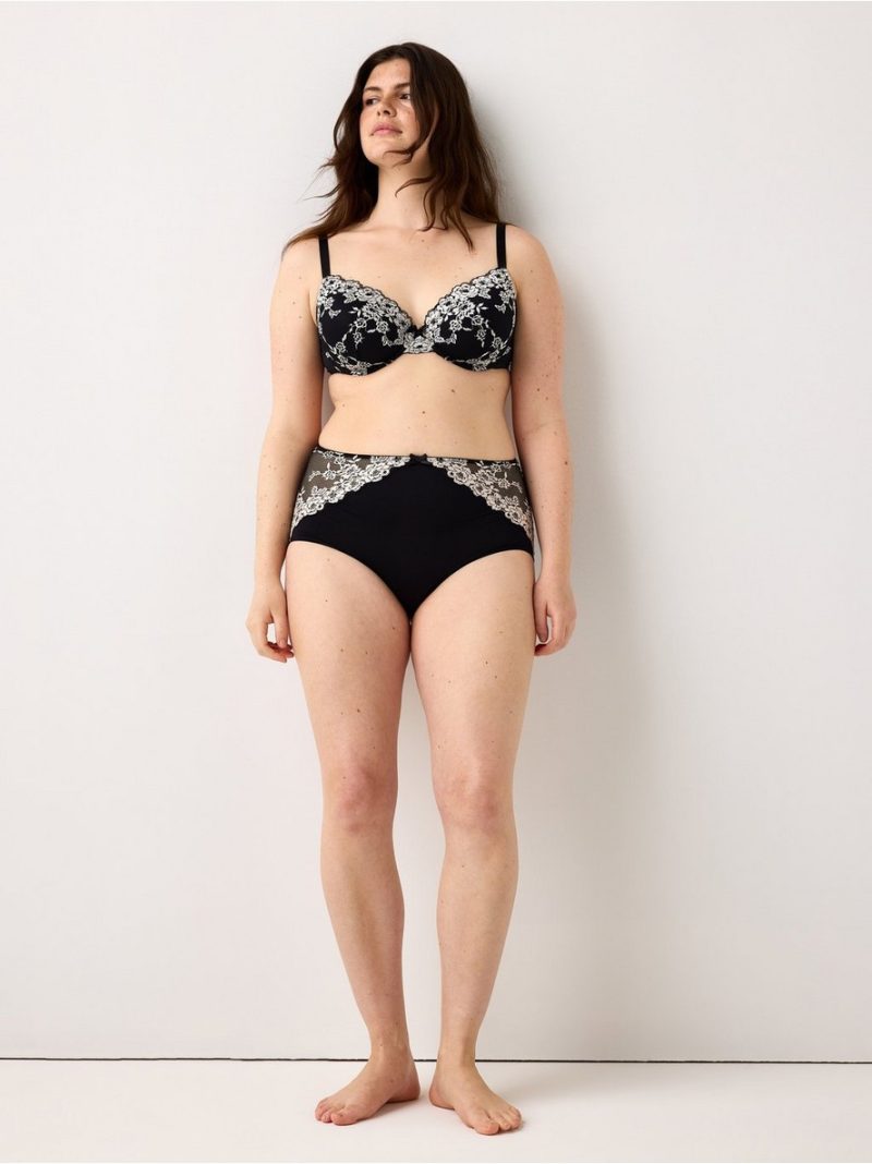 Briefs with lace - 3005627-80