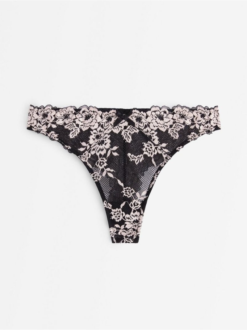 Thong in lace - 3005634-80