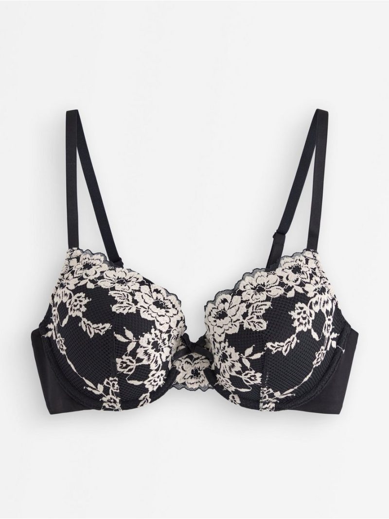 Lilja t-shirt bra with lace - 3005685-80