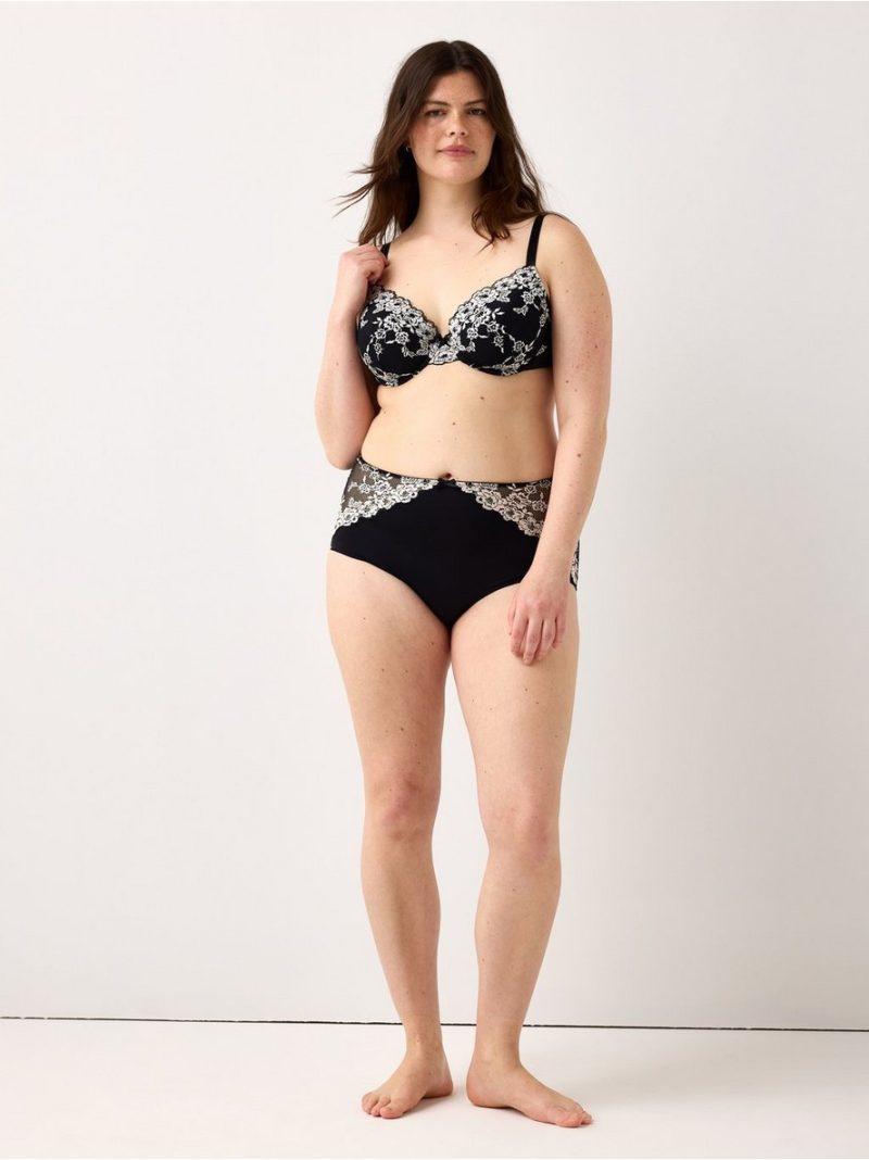 Lilja t-shirt bra with lace - 3005685-80