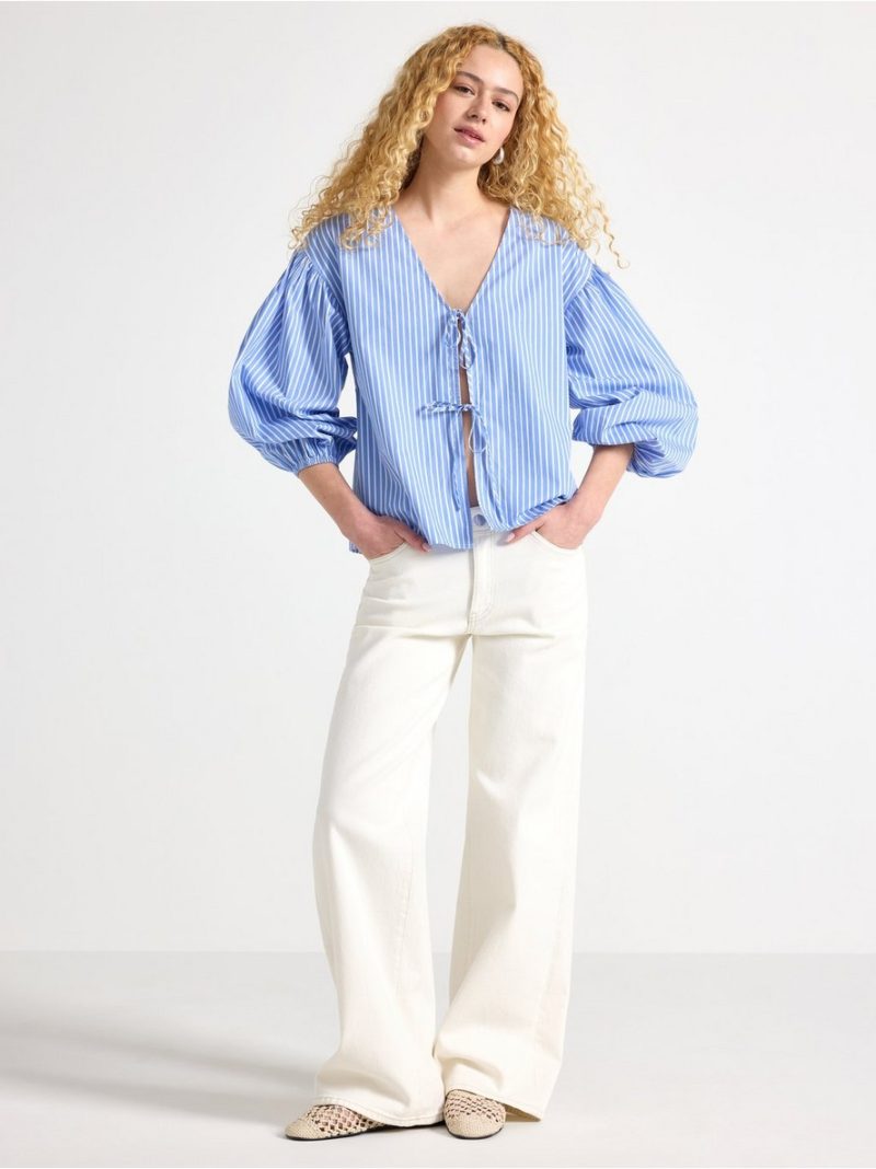 Long-sleeved blouse - 3005700-9614