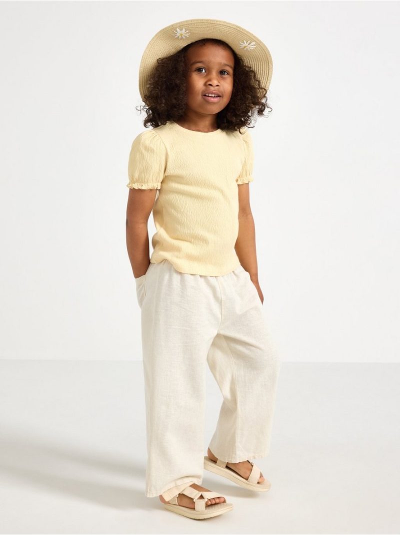 Top with puff sleeves - 3005736-1877