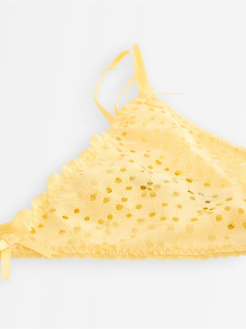 Thong with broderie anglaise - 3005740-9681