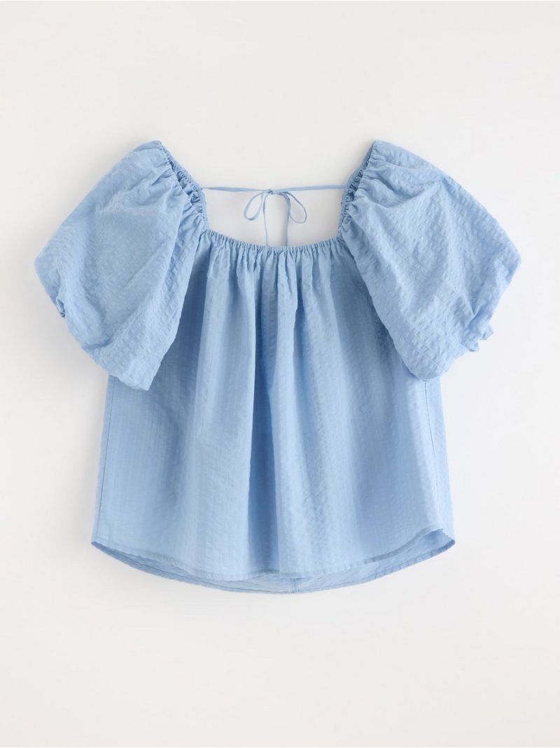 Blouse in seersucker - 3005797-1349