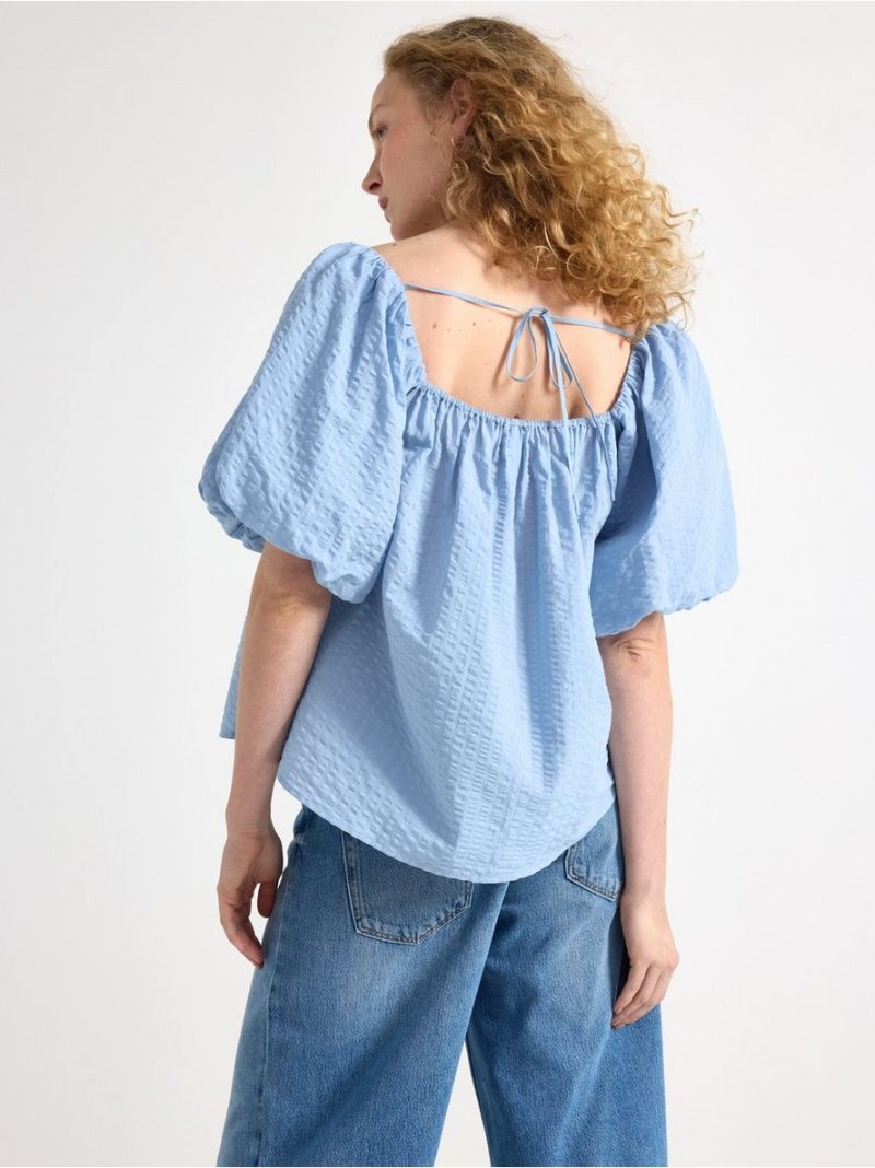 Blouse in seersucker - 3005797-1349