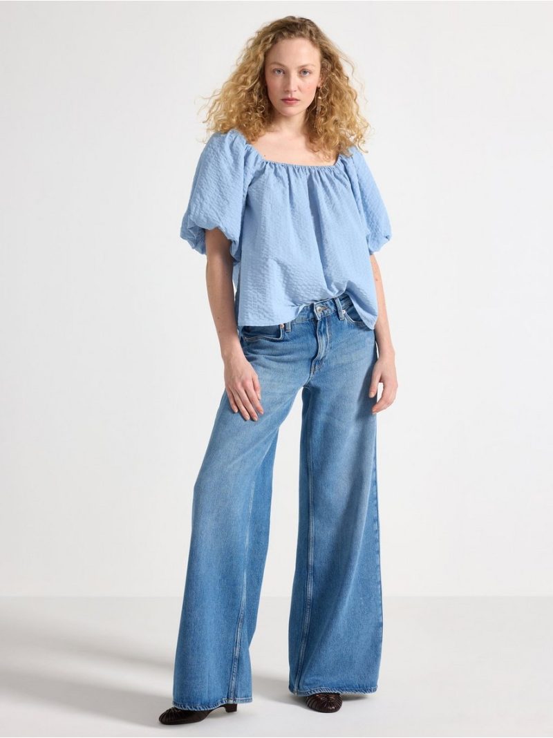 Blouse in seersucker - 3005797-1349