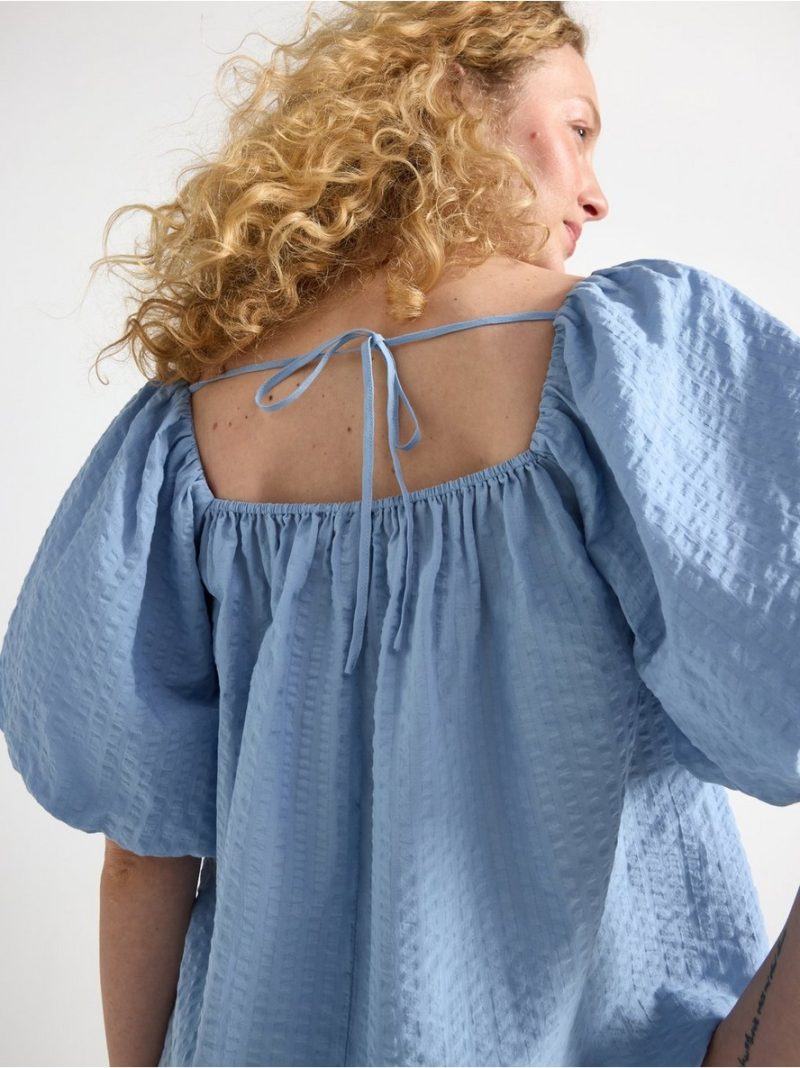 Blouse in seersucker - 3005797-1349