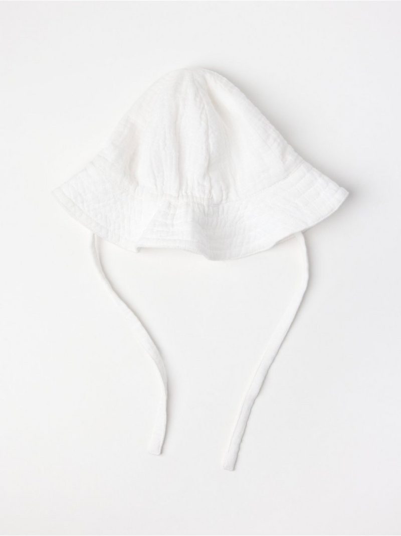 Sun hat in cotton gauze - 3006055-325