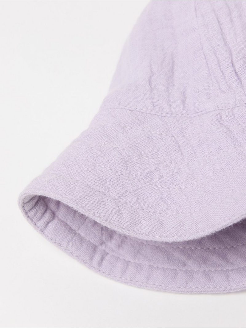 Sun hat in cotton gauze - 3006055-9959