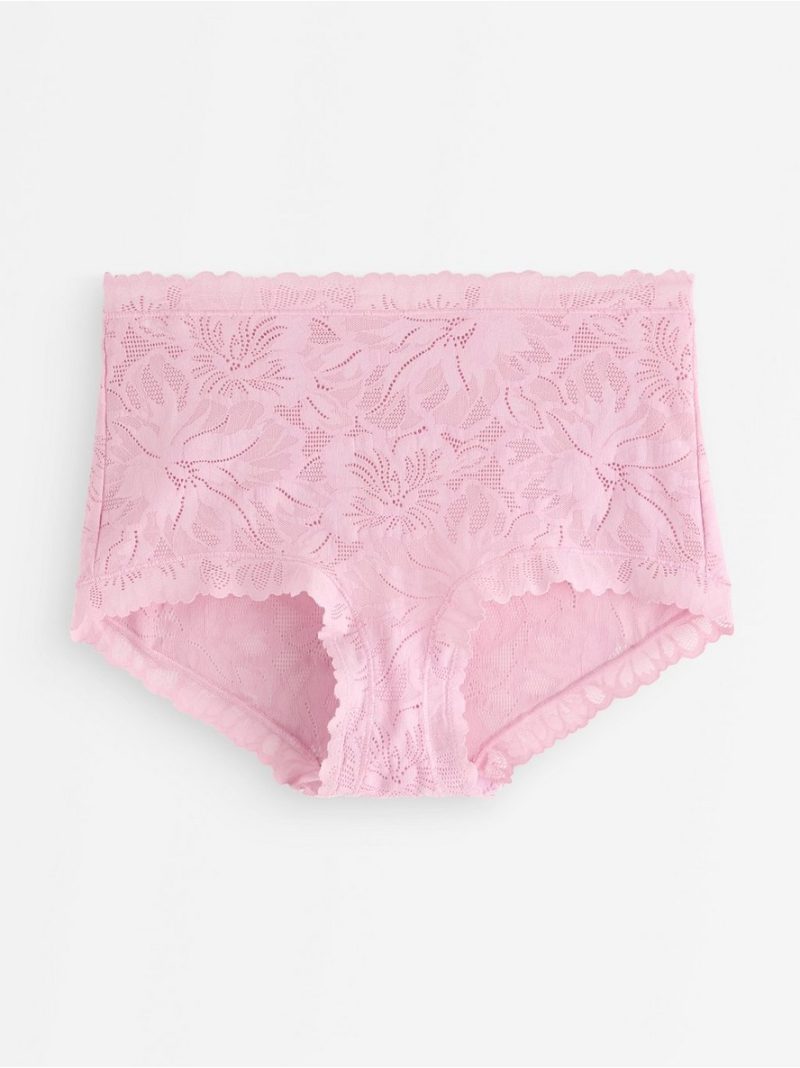 Briefs in lace with high waist - 3006139-7249