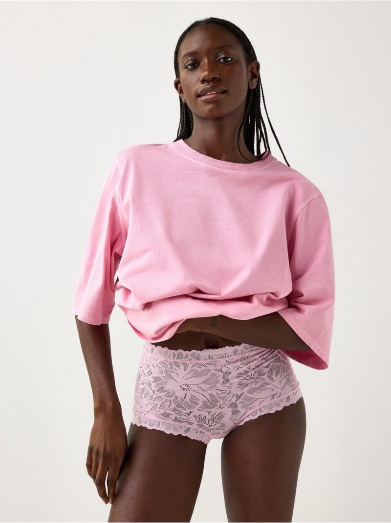 - Briefs in lace with high waist Briefs in lace with high waist - 3006139-7249