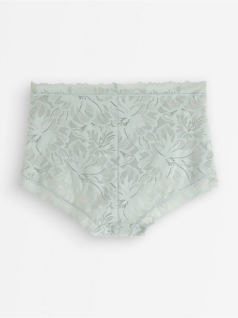 Briefs in lace with high waist - 3006139-7986