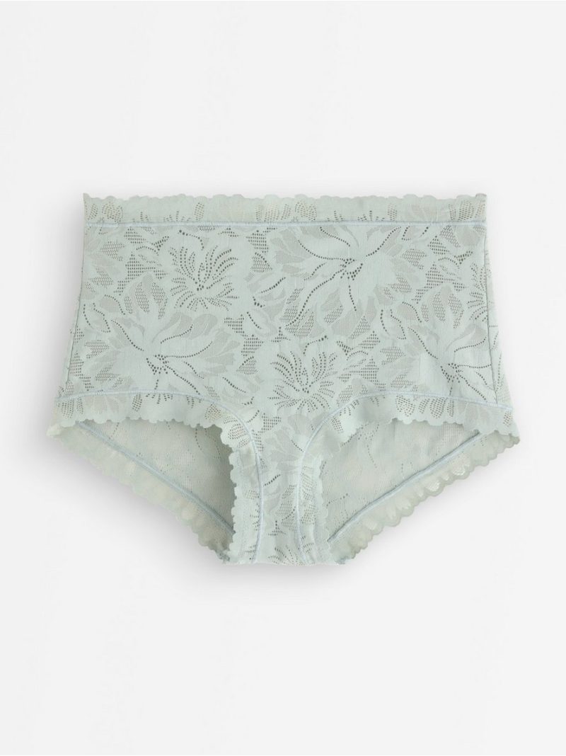 Briefs in lace with high waist - 3006139-7986