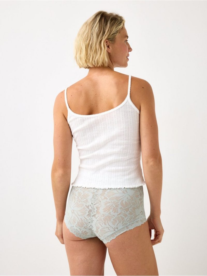 Briefs in lace with high waist - 3006139-7986