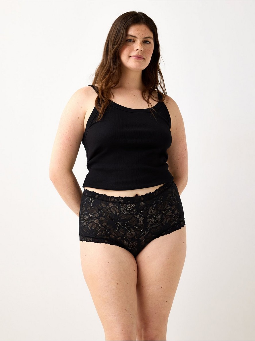 Briefs in lace  with high waist - 3006139-80