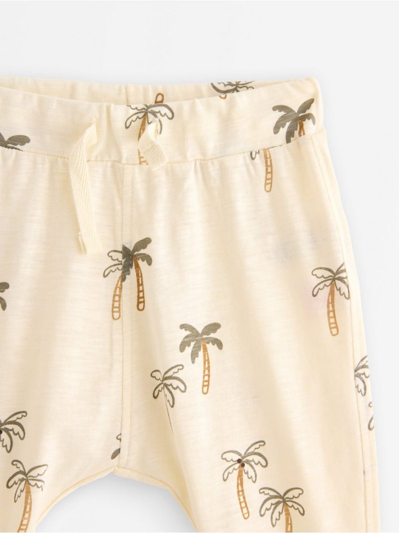 Joggers in slub jersey - 3006328-6728