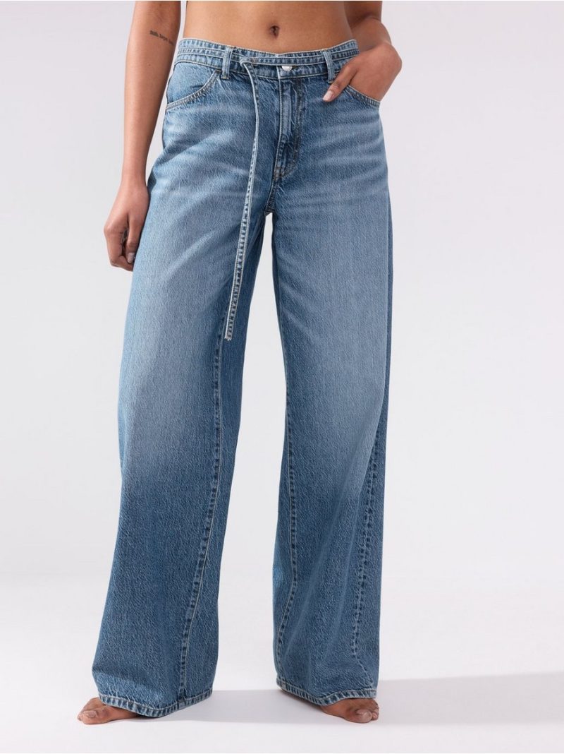 WIDE Peggy  jeans with mid waist - 3006407-791