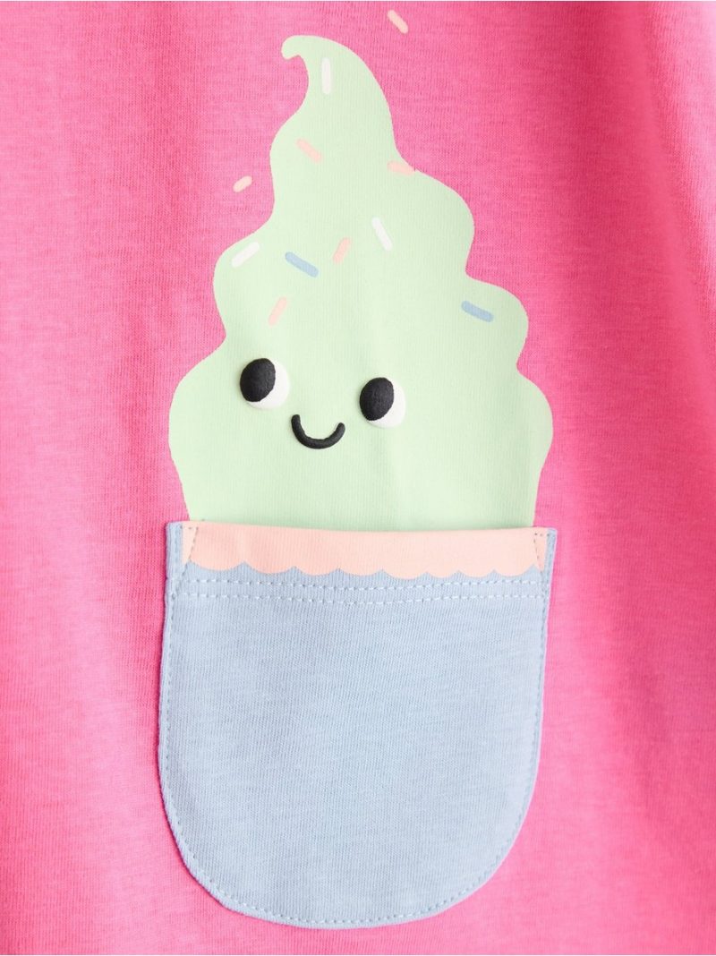 Short-sleeved tunic with fun pockets - 3006459-9860