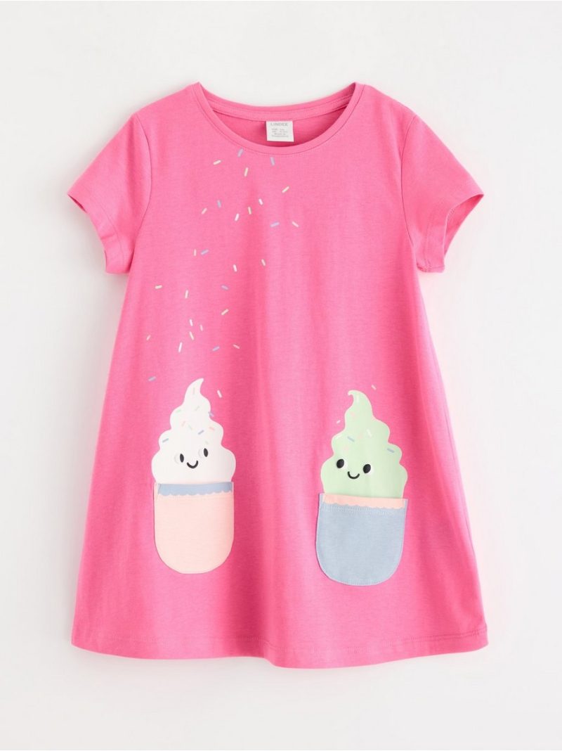 Short-sleeved tunic with fun pockets - 3006459-9860