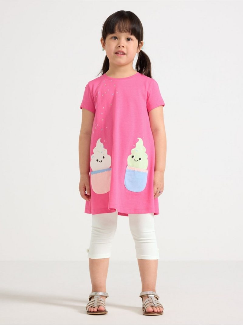 Short-sleeved tunic with fun pockets - 3006459-9860