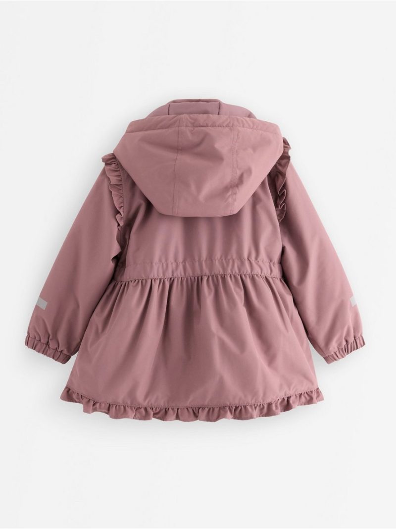 Padded jacket with frills - 3006553-9438