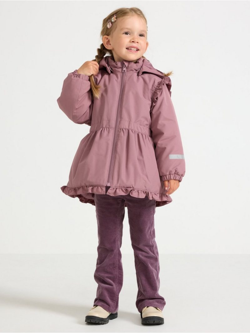 Padded jacket with frills - 3006553-9438