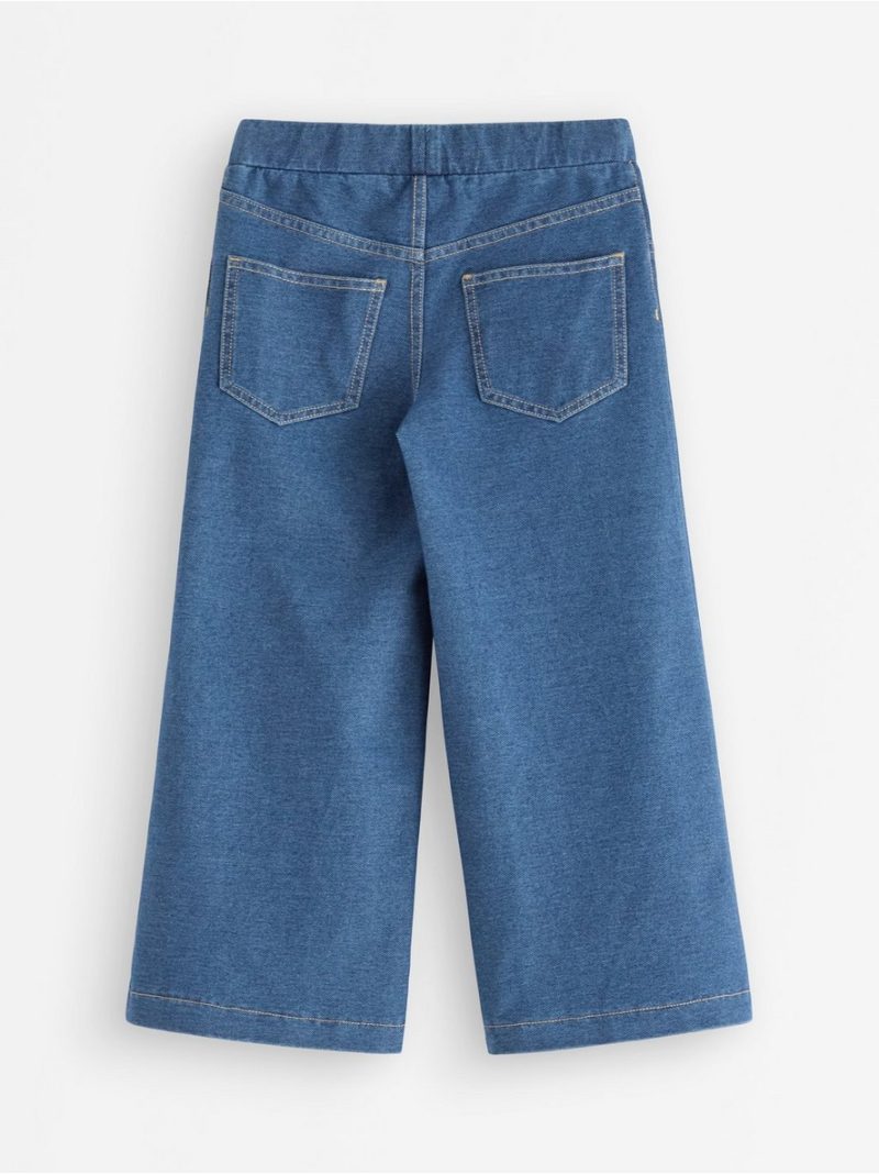 Trousers with denim look - 3006586-791