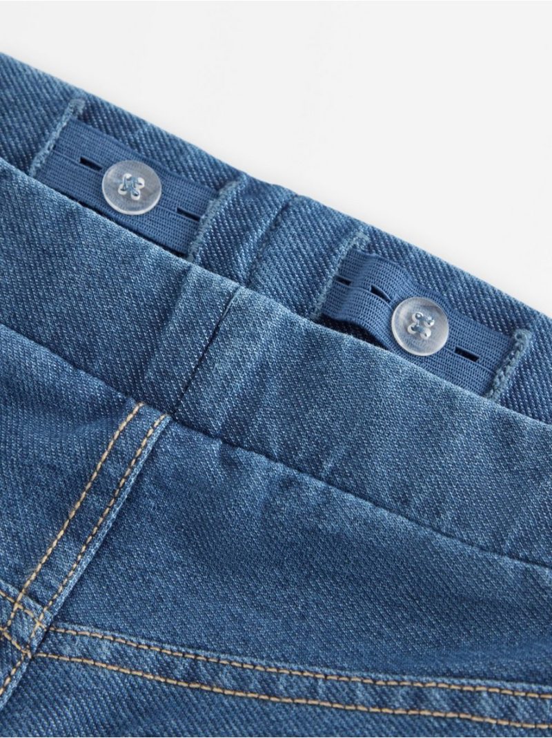 Trousers with denim look - 3006586-791