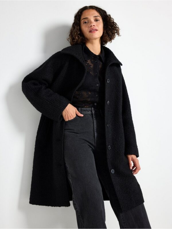 Coat in wool blend - 3006623-80