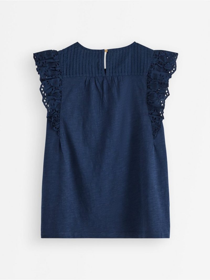 Top with broderie anglaise - 3006633-2150