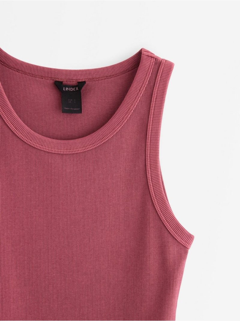 Ribbed tank top - 3006720-7048
