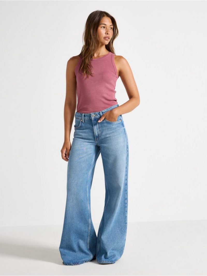 Ribbed tank top - 3006720-7048