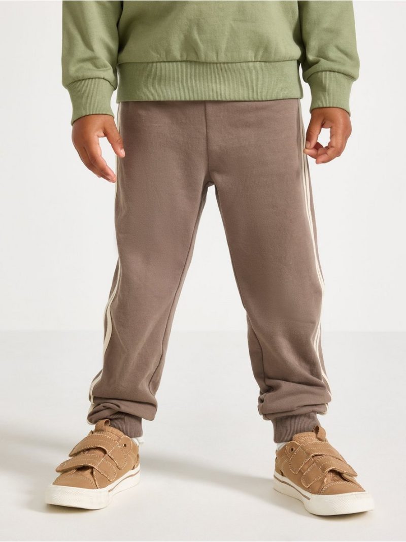 Joggers with brushed inside - 3006744-8176