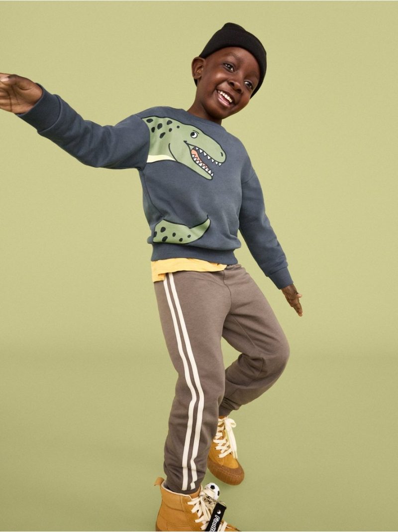 Joggers with brushed inside - 3006744-8176