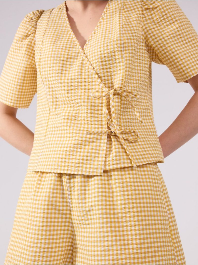 Blouse in seersucker - 3006748-5915