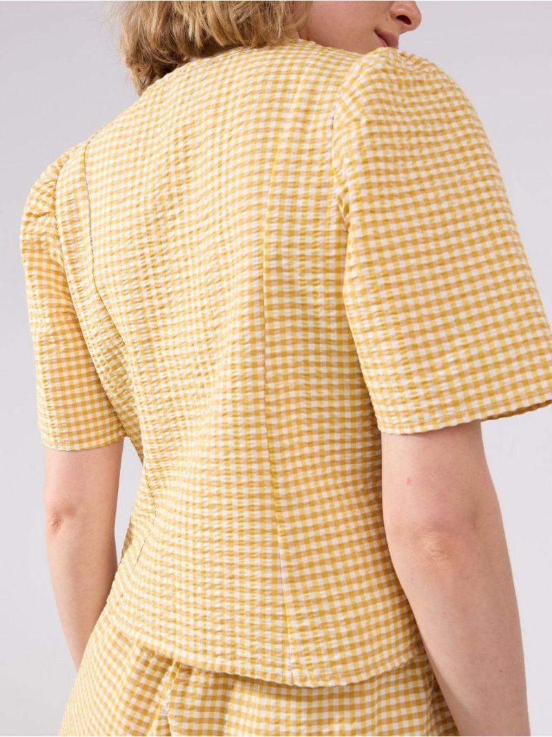 Blouse in seersucker - 3006748-5915